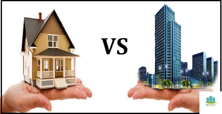 الفرق بين العقار السكني والتجاري